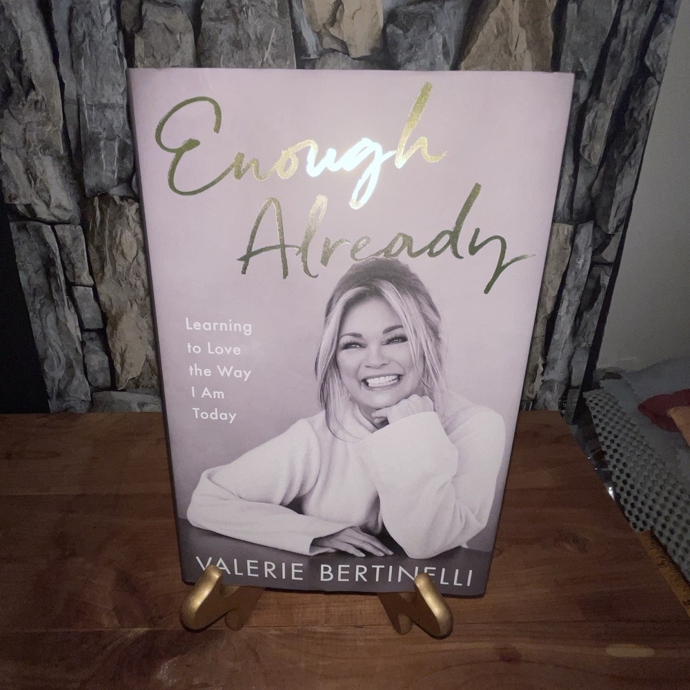 Enough Already SIGNED by Valerie Bertinelli 1st Printing Hardcover Never Read!